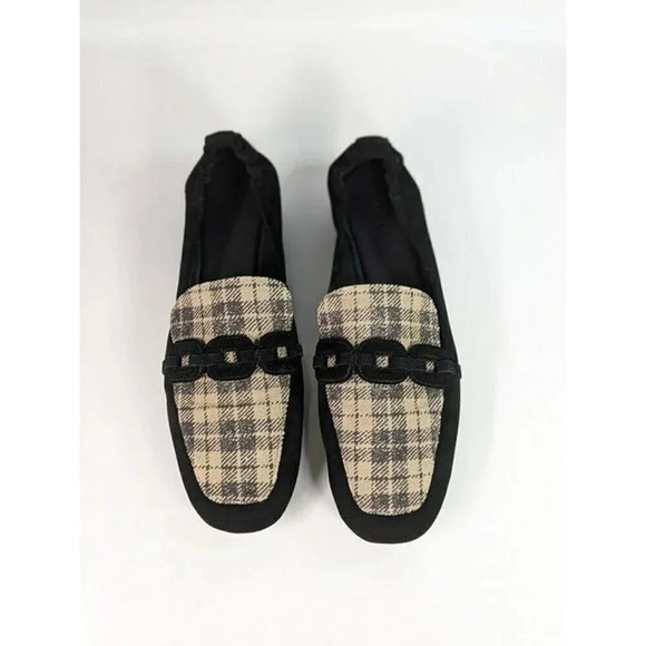 Sanctuary Women's Blast Slip On Loafer Flats Black Oat milk Size 11 (MSRP $129) - Picture 2 of 8